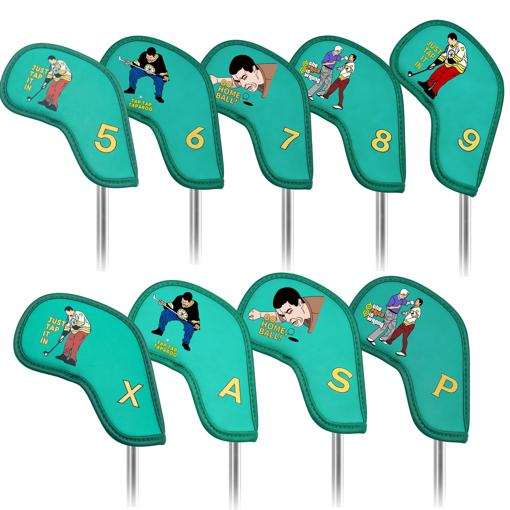 Golf Equipment Suppliers - 9 pcs Golf Iron Covers with