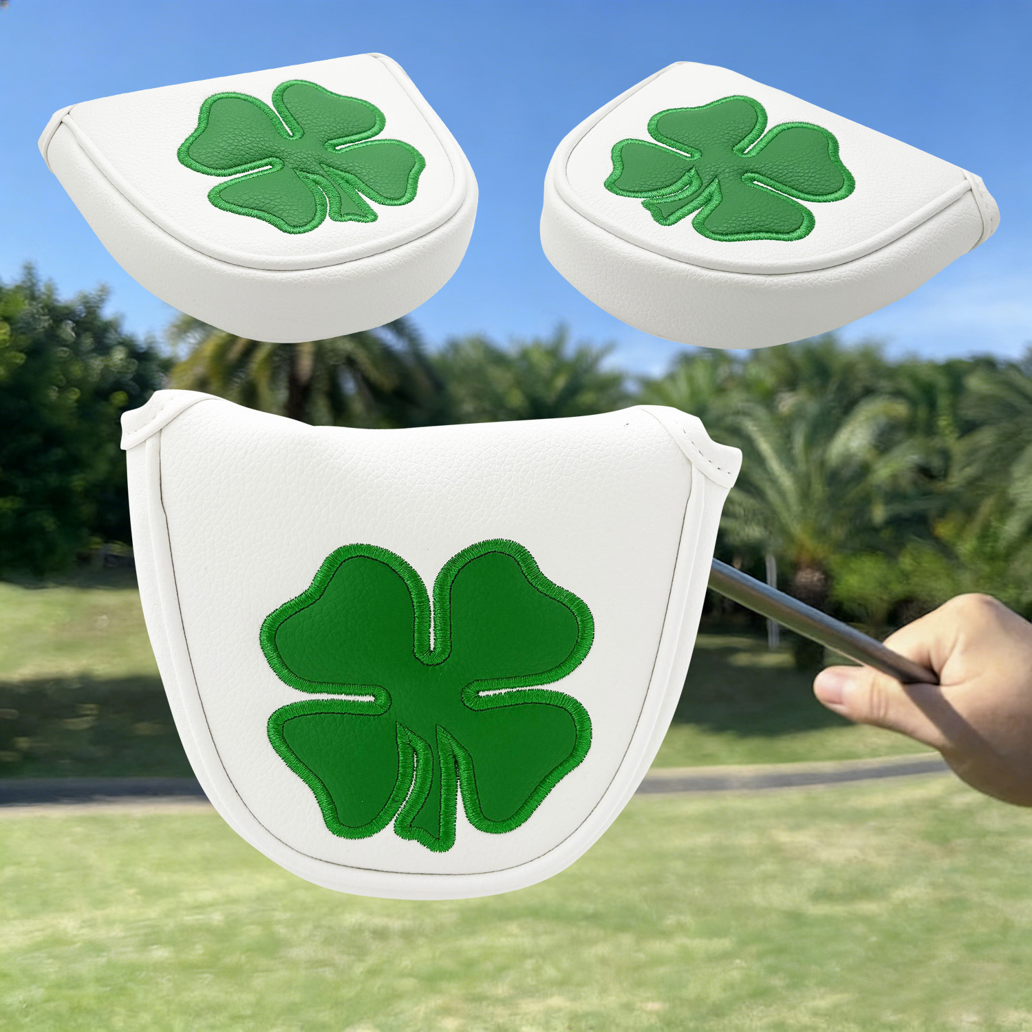 1pc Putter Head Cover, 'Clover - Golf Equipment Suppliers review and price