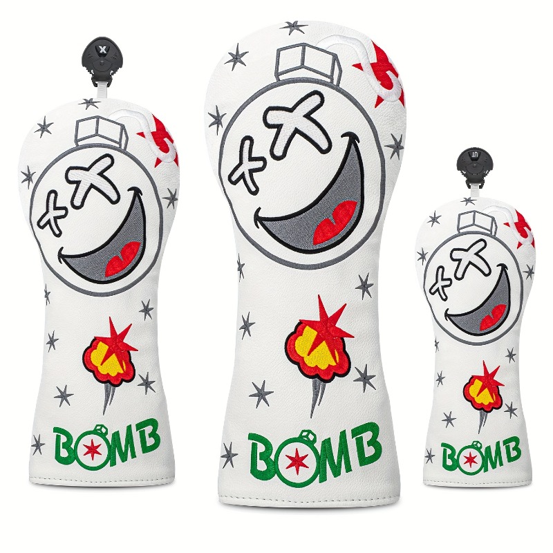 Golf Club Head Cover - White,  - Golf Equipment Suppliers review and price