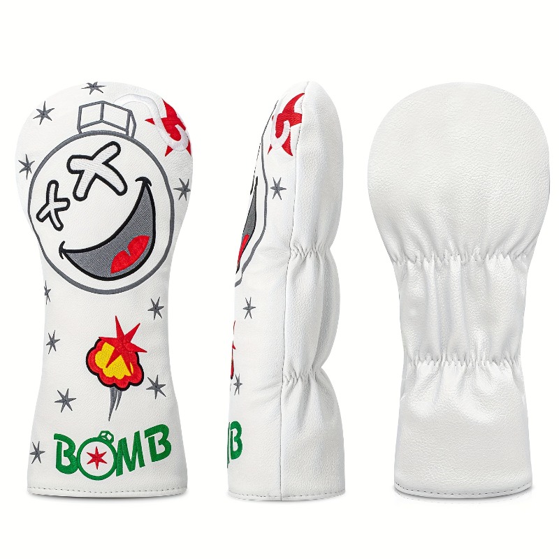 Golf Club Head Cover - White,  - Golf Equipment Suppliers review and price