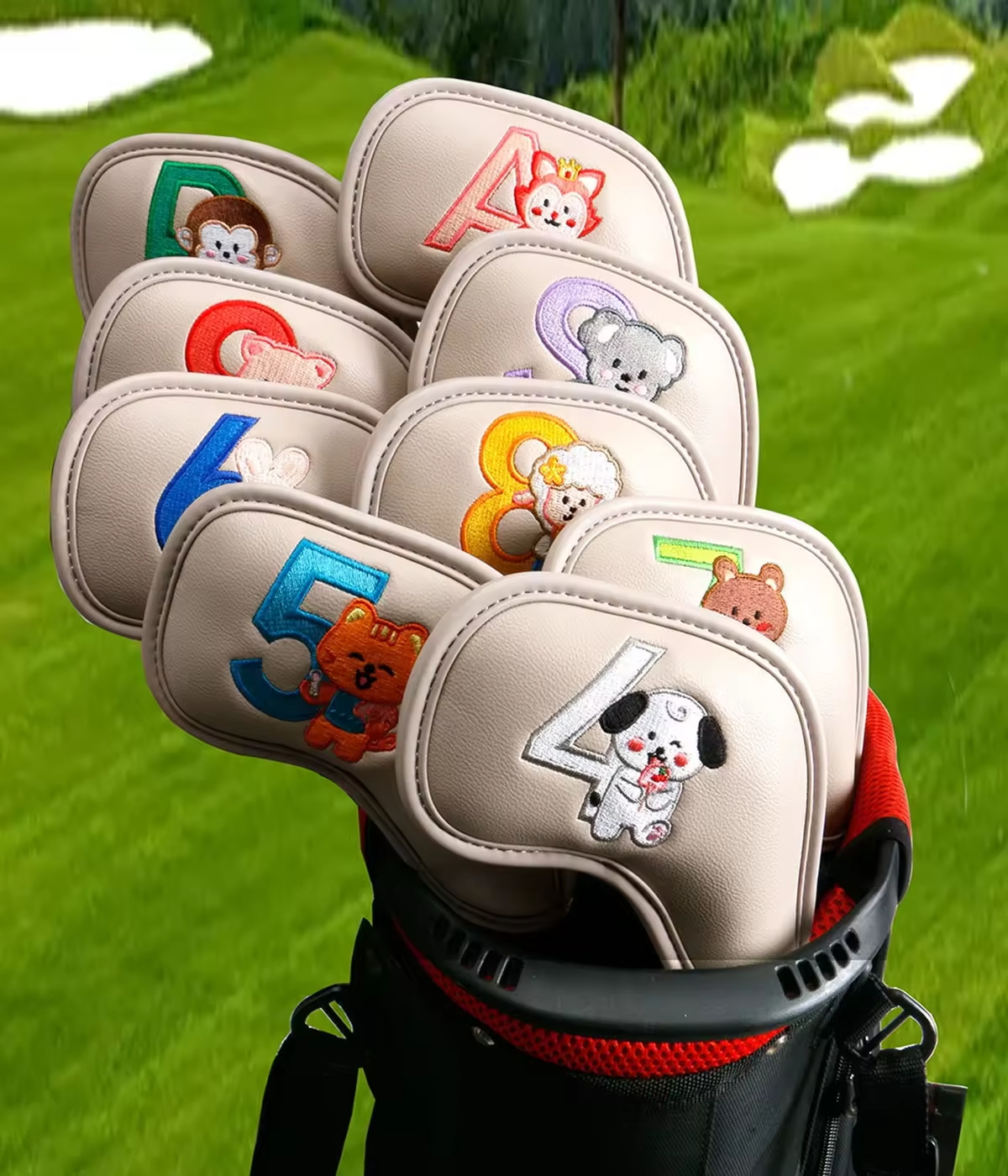 9Pcs Cute Cartoon Animal Golf  - Golf Equipment Suppliers review and price